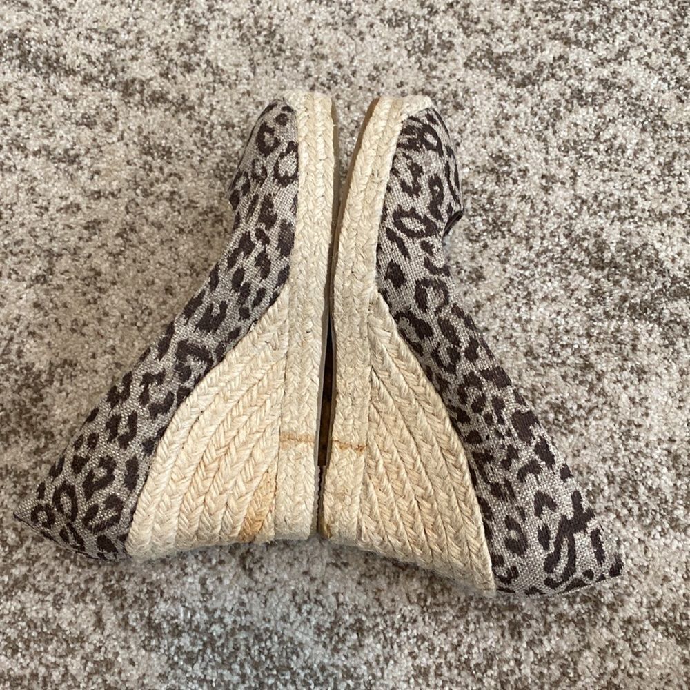 J. Crew Leopard Wedge Seychelles 6 - Picture 5 of 8
